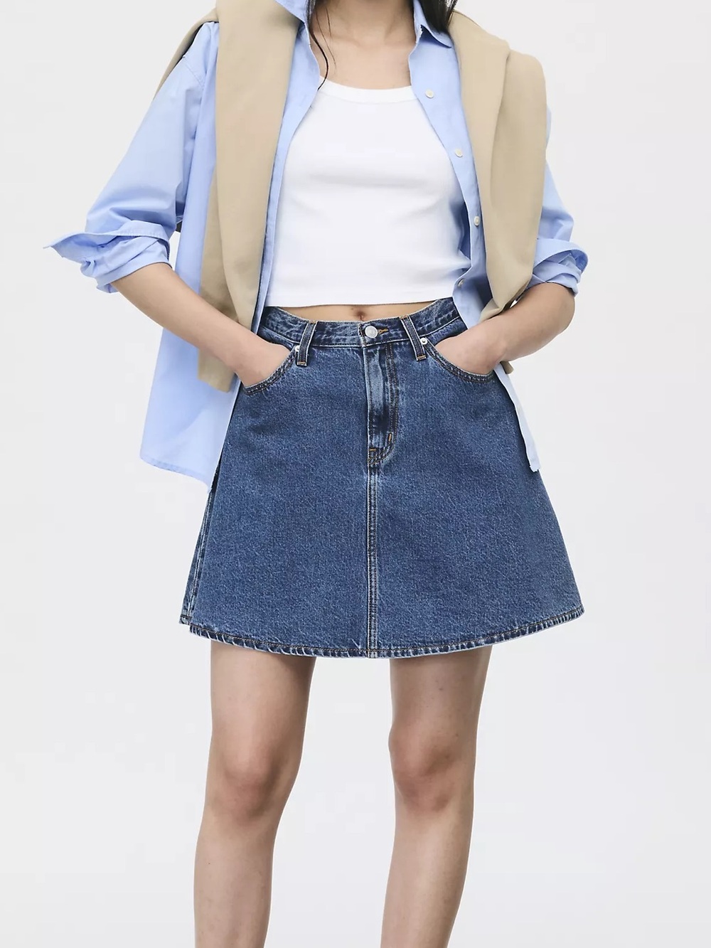 Levi's Mini Flounce Skirt